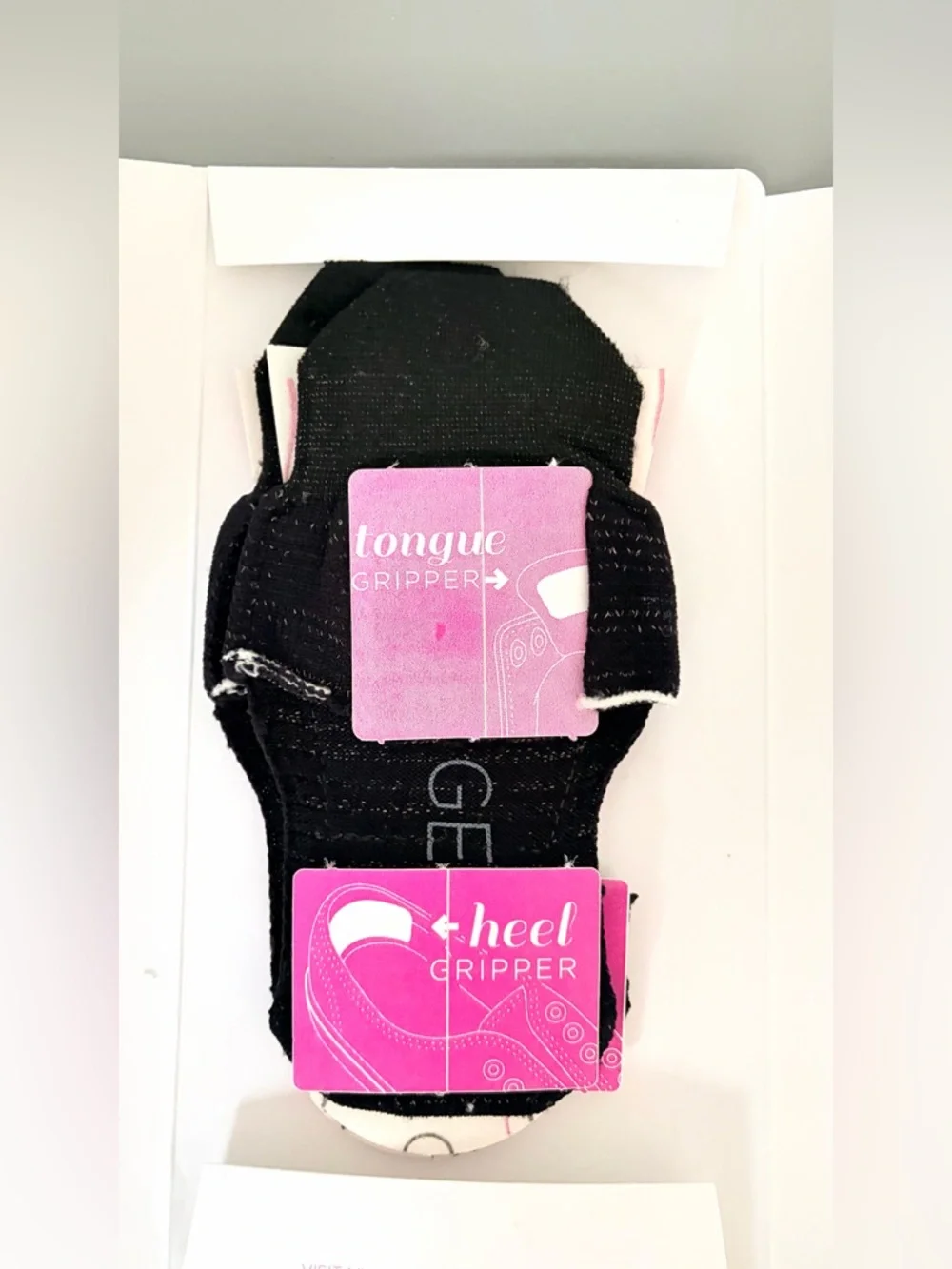 Gekks Women's No Show Non Slip Sock Liner Inserts Sneakers Shoes Medium US 7-8.5